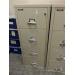 FireKing Sand 4 Drawer Vertical Fire Proof File Cabinet, Locking